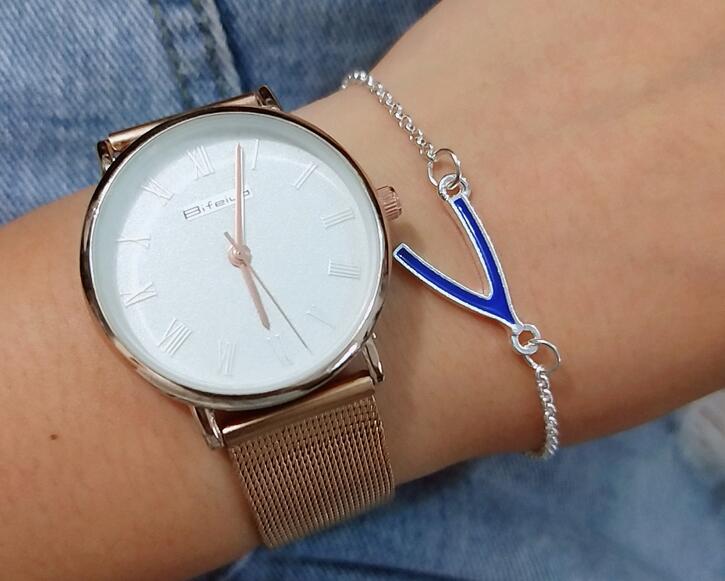 

Fashion simple Link Chain wishful bone bracelet temperament v-shaped bracelet wholesale