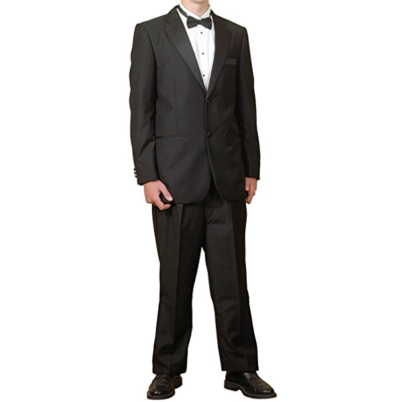 

Black Wedding Tuxedos Groom Wear Notched Lapel Classic Fit Business Men Suits 2018 Two Piece Jacket Pants, Royal blue
