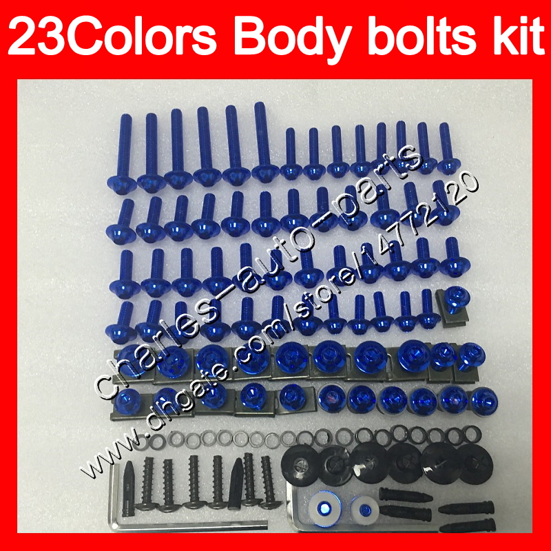 

Fairing bolts full screw kit For HONDA CBR1000RR 04 05 06 07 CBR1000 RR CBR 1000 RR 2004 2005 2006 07 Body Nuts screws nut bolt kit 25Colors, No.1