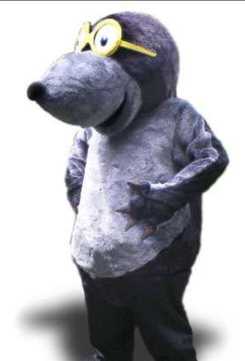 

Custom Newly designed Gray mouse monster mascot costume Adult Size free shipping, Grey
