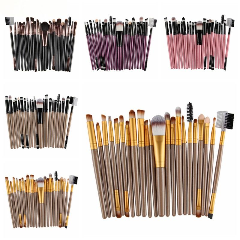 

MAANGE Pro 22Pcs Eye Shadow Foundation Eyebrow Eyeliner Eyelash Lip Brush Makeup Brushes Cosmetic Tool Make Up Eye Brush Set