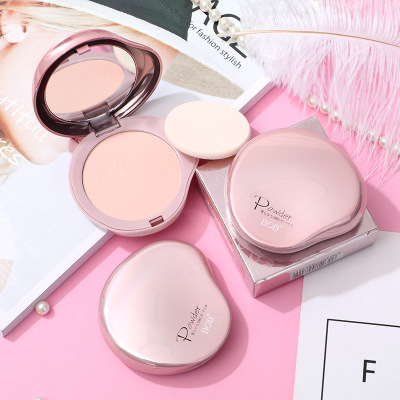 

Heart clear flawless cake waterproof anti sweat moisturizing oil control concealer foundation beauty makeup accessories, As pic