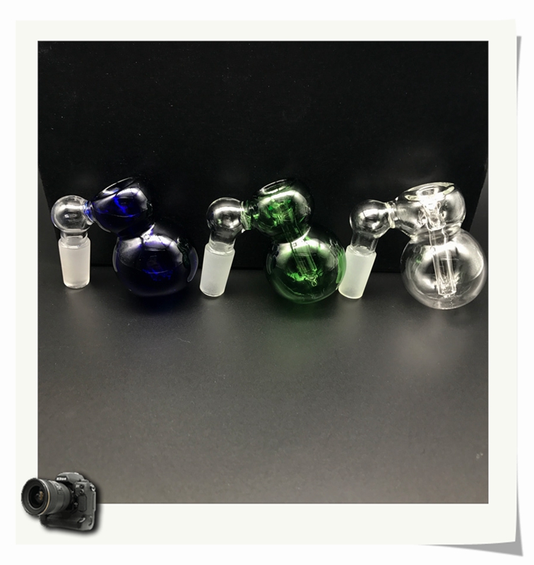 

Hot!!! 3 Colors Glass Ash Catcher With Female Male 10mm 14mm 18mm Mini Glass Ash Catcher For Glass Bongs Water Pipes Dab Rigs