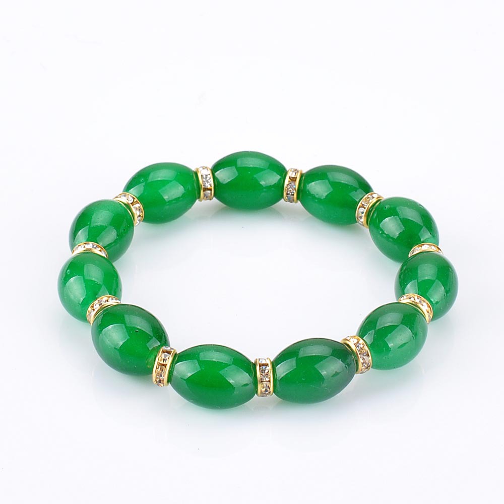 

Fashion New Bracelet Strands Vintage Jewelry Charm Agate Oval Crystal beads Colorful Asian Styple Beaded Charming Bracelets for Women