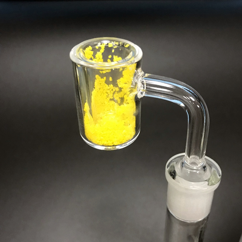 

Thermochromic Bucket Domeless Thermal Quartz Banger Nails 14mm 18mm Male Female Joint Yellow Sand Color Changing Quartz Banger For Dab Rigs