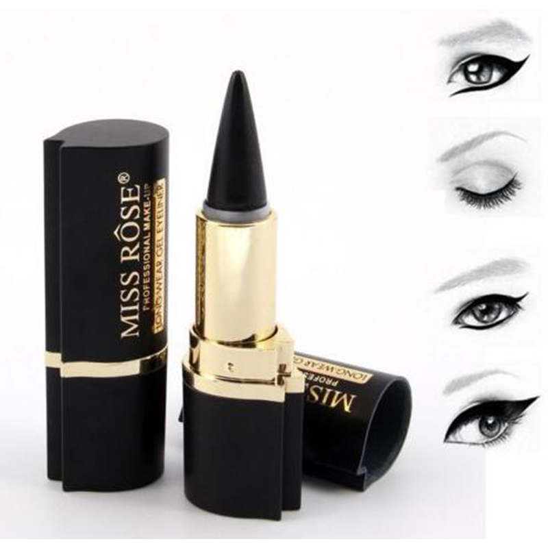 

Miss Rose eyeliner cream magic eyeliner Waterproof Long Lasting Makeup Easy to Wear eyebrow cream Vitamin E Eye Liner Pen Quick Dry