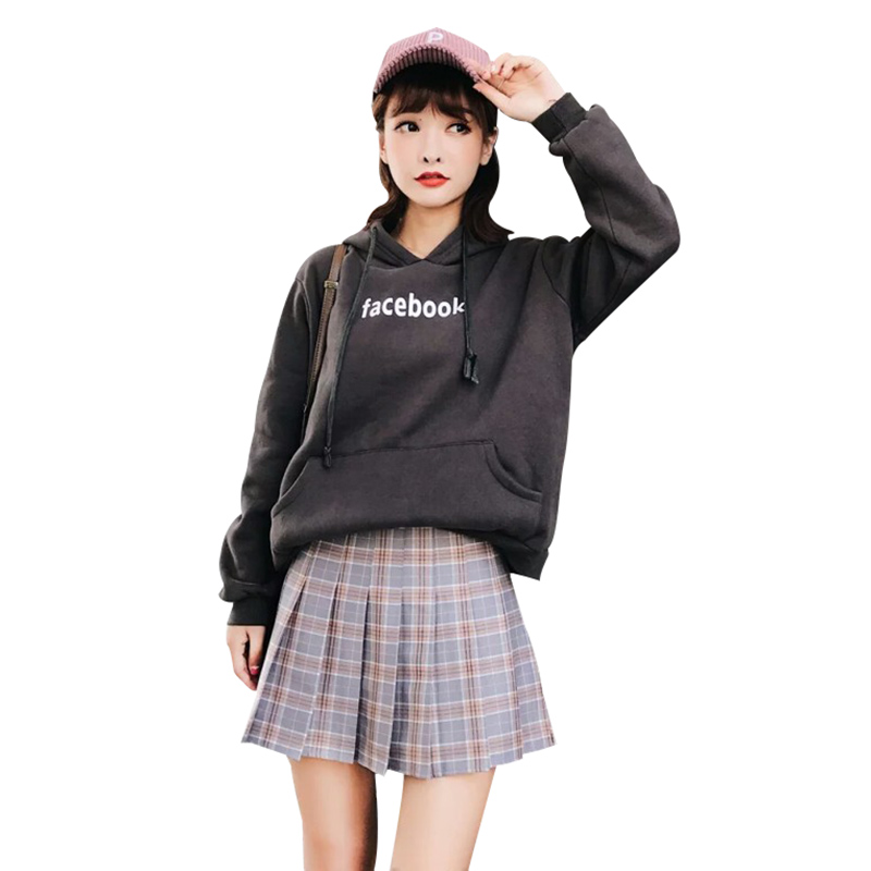 Womens Schoolgirl High Waist Skater Mini Skirt Short Skirt Dress Cosplay Costume