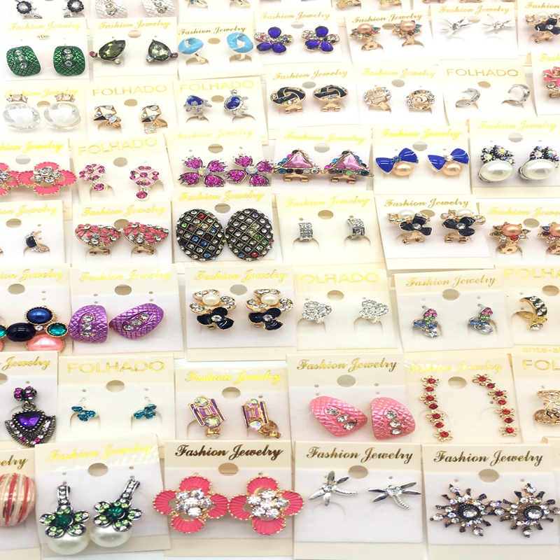 

New Design Square Glitter Sweet Earring Stud Party Cute Elegant Hot Selling Crystal Rhinestone Accessories Gifts Wholesale Pairs