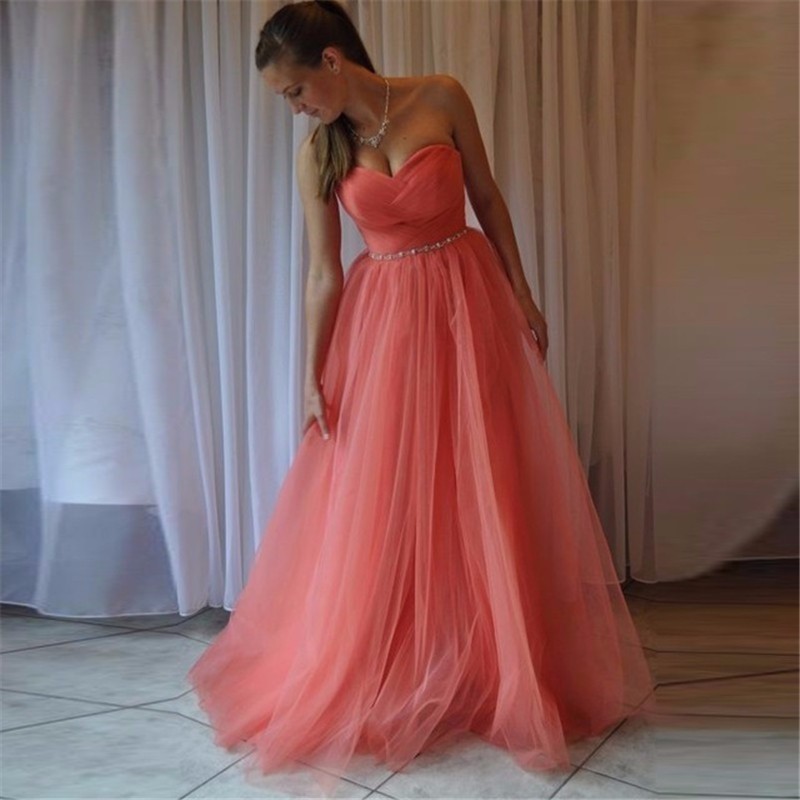

Charming Sweetheart Neckline A-line Evening dresses Tulle Graduation Evening Gowns vestido de festa formatura Beaded Prom Party Dresses, Dark navy