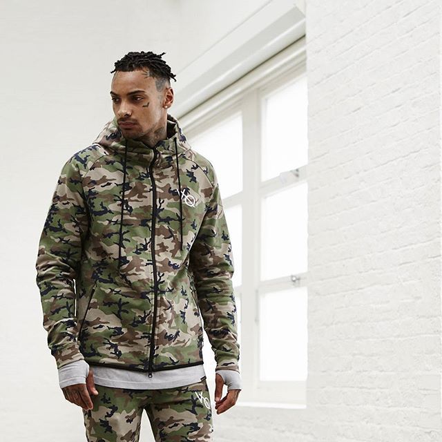 Camouflage Hoodies Men 2018 New Sweatshirts Zipper Cardigan Sportswear Jackets Slim Hoodie Camp Outdoor Running
