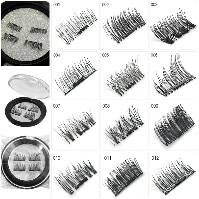 

3D Magnetic Eyelash False Eyelashes Mink Magnetic Eye Lashes Reusable Fake Eye Lashes Magnetic Eyelash Extension Lashes Eye Makeup Took kit