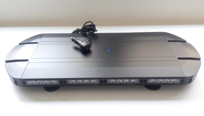

High quality 60cm 56*3W Led car emergency light bar,police strobe light,ambulance warning lightbar with cigar lighter switch,waterproof, Blue+white