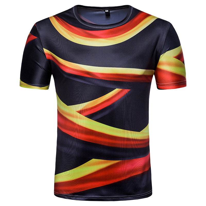 

New men's style football German chariot regiment short sleeve 2018 Russia world cup T-shirt sport leisure upper half sleeve, Black
