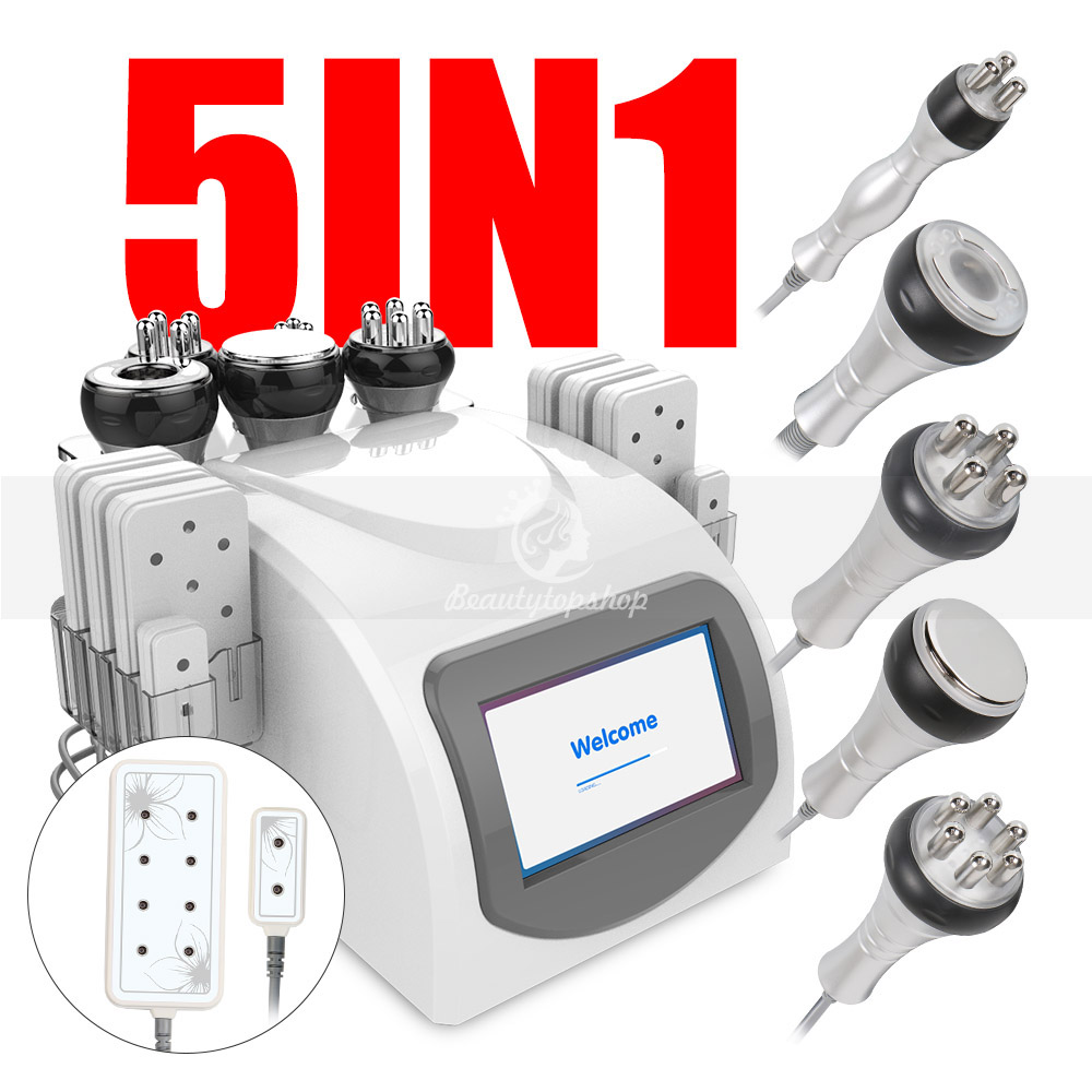 

Portable vacuum liposuction cavitation RF slimming 40K Cavitation Cellulite Removal Body Slimming lipo laser Machine Spa