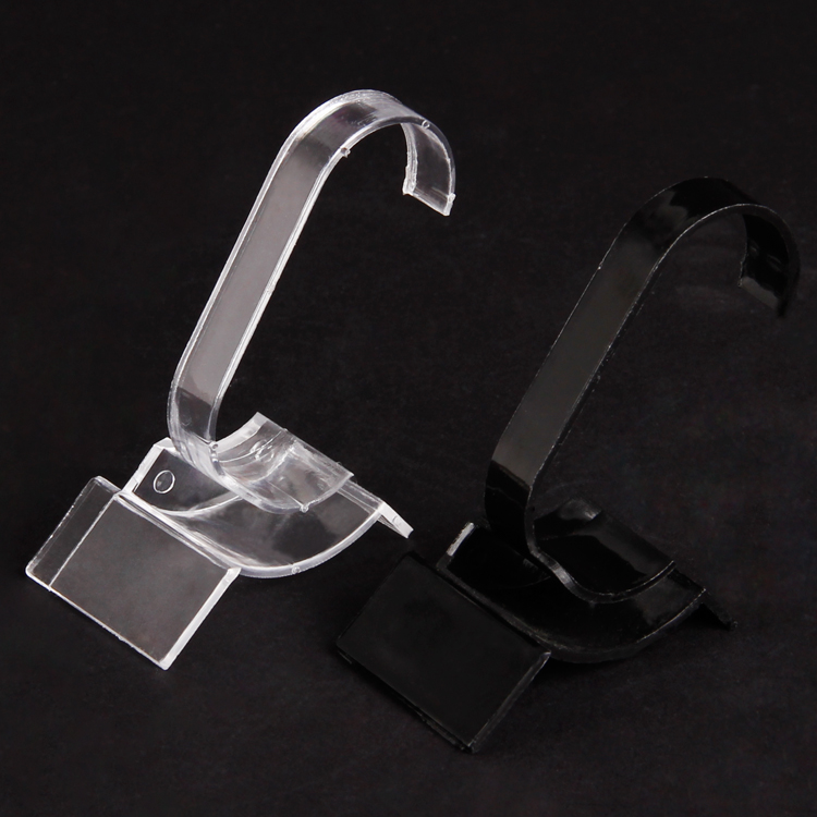 

Wholesale 20 Black/Clear Plastic Watch Display Stand Holder
