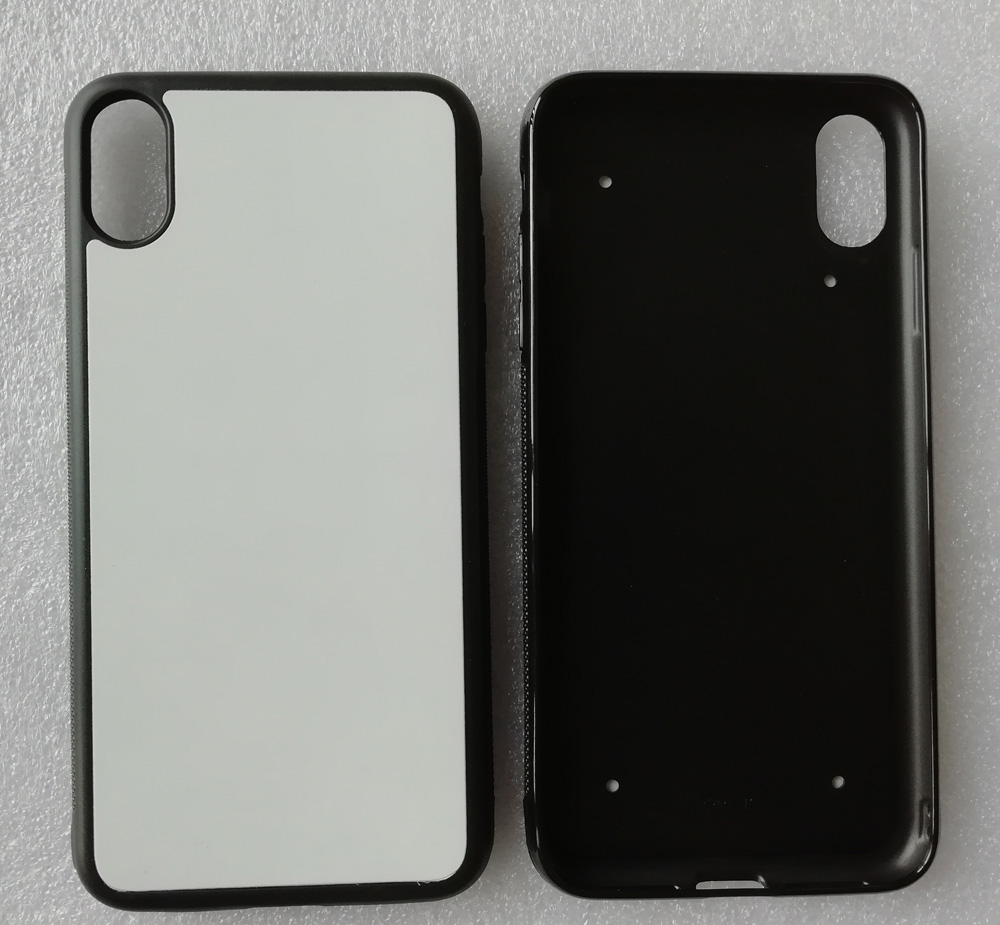 

For iphone 12 mini 11 pro Max XS Max XR / iphone 5 6 7 8 plus Soft Rubber tpu case + sublimation heat press metal aluminium plate 100pcs/lot, Black