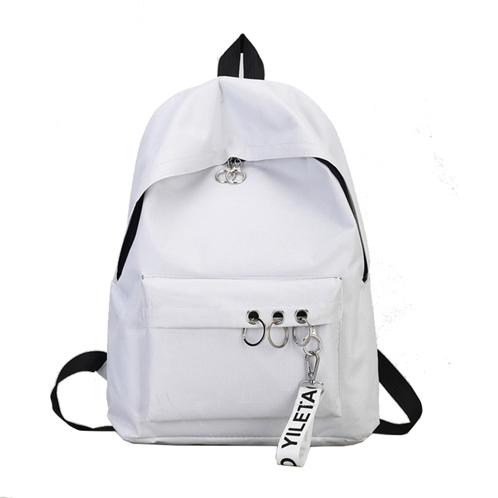 plain white backpack cheap