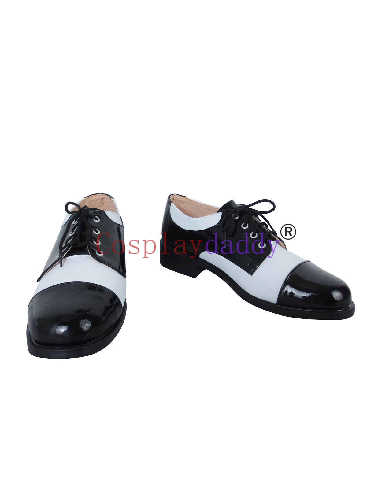

Batman Joker Black & White Daily Cosplay Halloween Shoes Boots X002, Male size