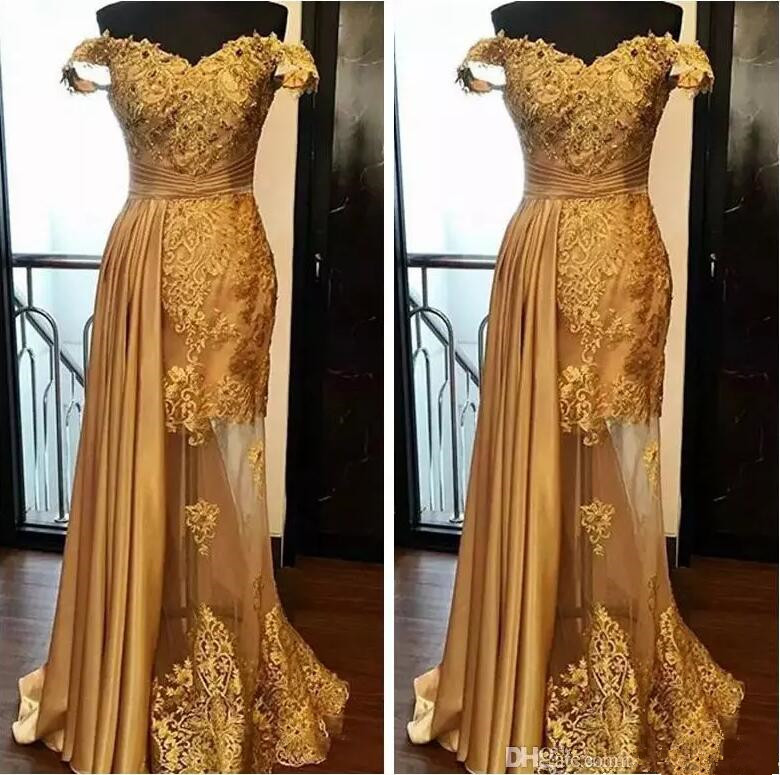 golden yellow gown