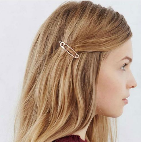 

Korean accesorios para el pelo Metal Pin Hair Clip Girls Vintage Gold Hairpin Princess Women Hair Accessories Wedding Headband