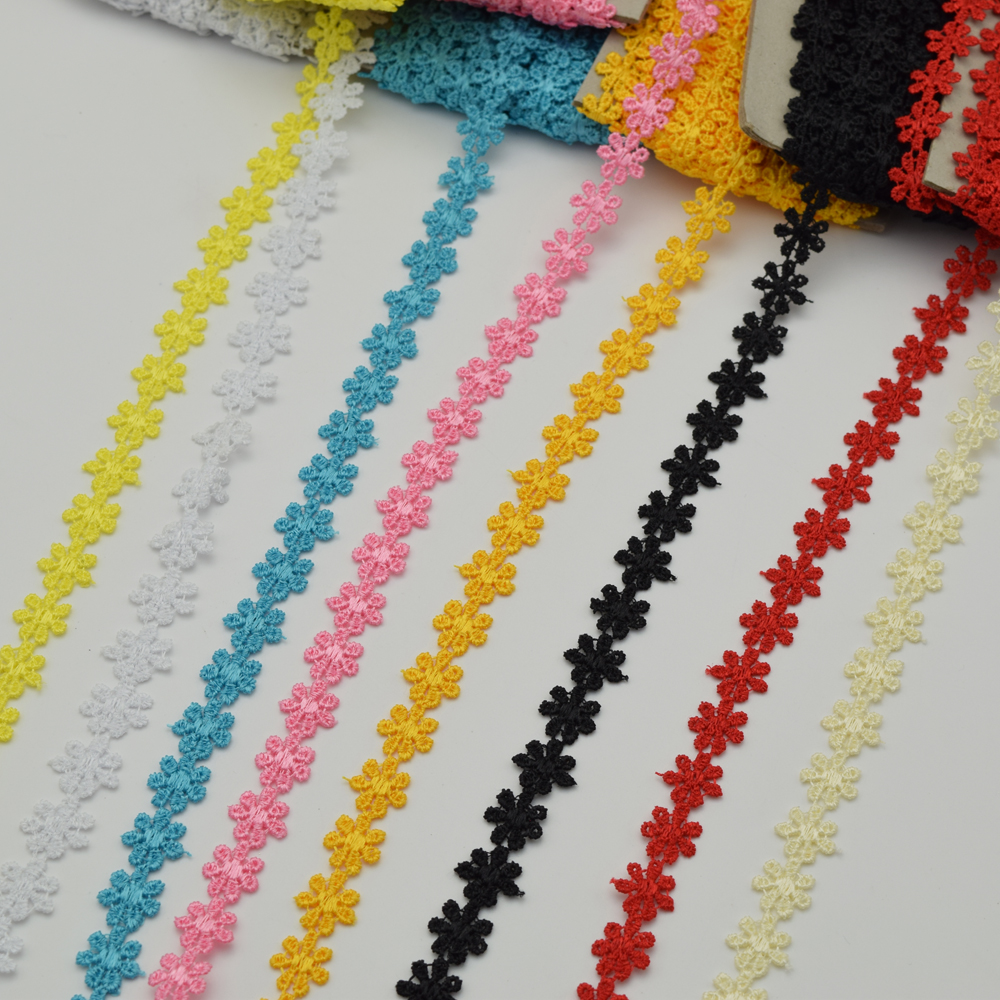 

15Yard Small daisy flower venise lace trim for craft sew for Toy diameter 1.2cm