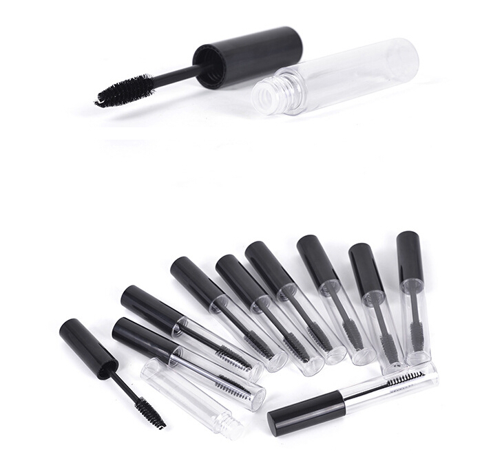 NOUVELLE ARRIVÉE 5x10mL Vide Mascara Tube Cils Crème Flacon/Liquide Bouteille/Récipient Noir Cap Nouvelle Goutte Livraison Gratuite