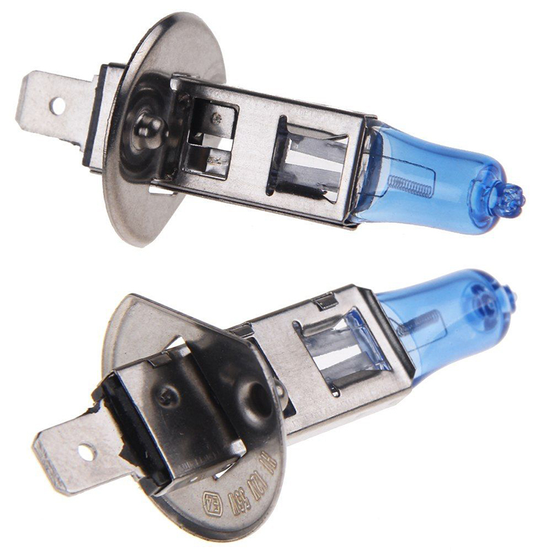 

New 2PCs White H1 HID Xenon Bulb Headlight Halogen Light Bulb 6000K 12V 55W