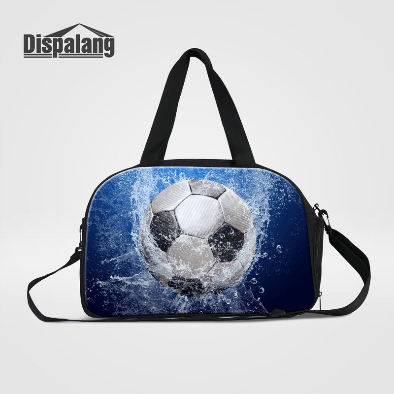 

High Quality Canvas Luggage Handbag Men's Portable Sport Gym Travel Duffle Bags Cool Basketball Football Weekend Bags For Students Overnight, As the picture show