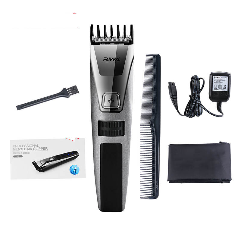 Waterproof Hair Clipper Body Washable Shaver Beard Trimmer LCD Display Hair Trimmer cortadora de cabello Fast Charging-image-416631934