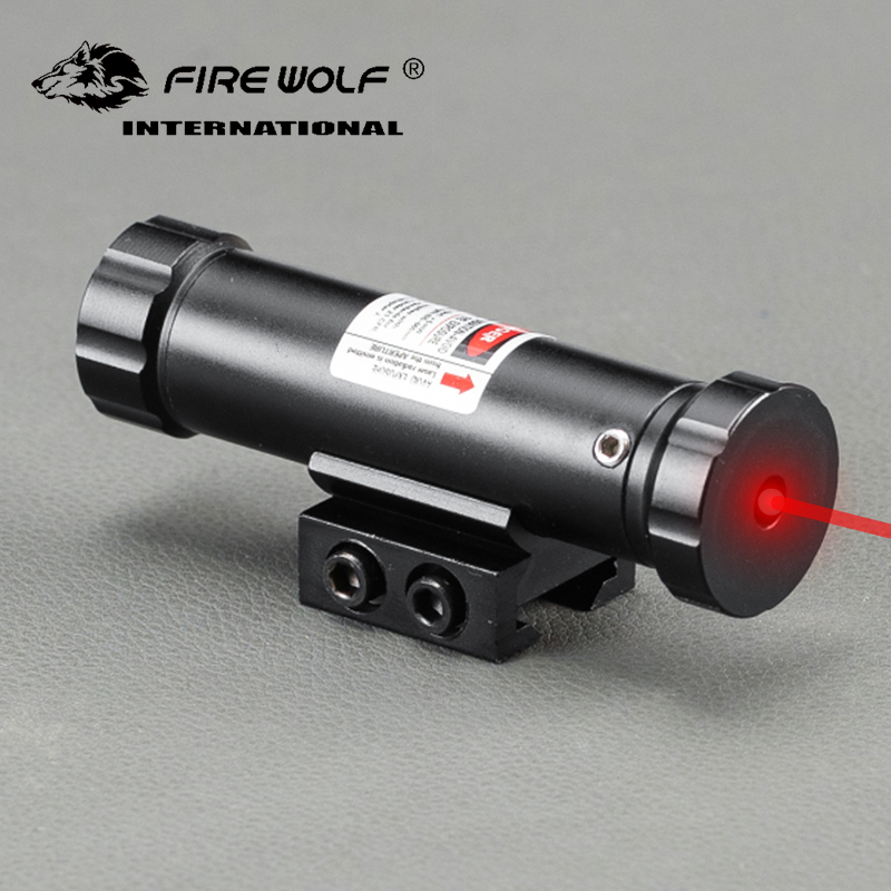 

Tactical Hunting Laser Scope Red Dot Sight Fit For 11mm/20mm Rail with Mount & 2 Switch for Gun Rifle