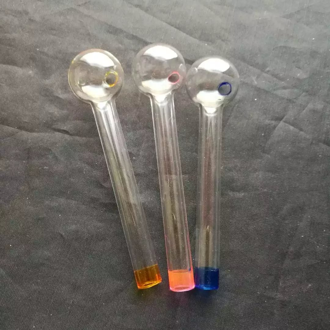 

Spray color straight pot Wholesale Glass bongs Oil Burner Glass Water Pipes Oil Rigs Smoking Rigs