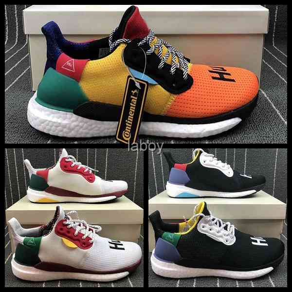 

New Arrival PW x Hu Holi Glide Solar UB Pharrel Williams PYV baskets Mens Running Shoes Athletic Sports Sneakers OFF Chaussures