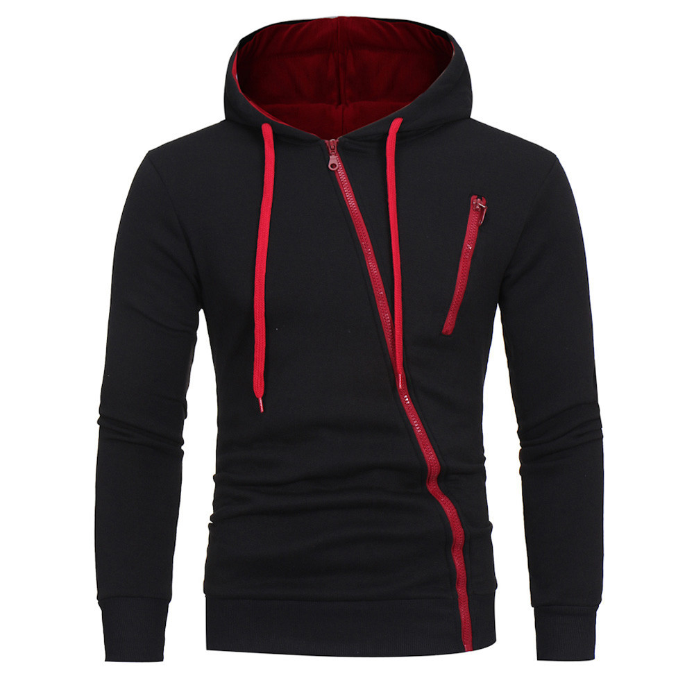 New Fashion Casual Autumn Winter Men Jackets Coat Slim Long Sleeve Hoodies Hooded Jacket Coats Outerwear Men Jacket D18100902