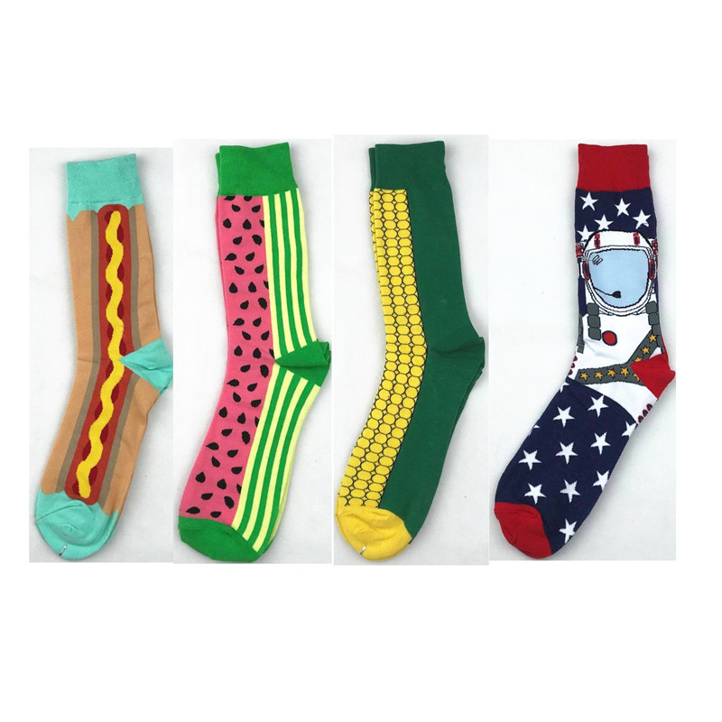 Pack de 6 para Mujer Happy Socks Hotdog Sock Calcetines,