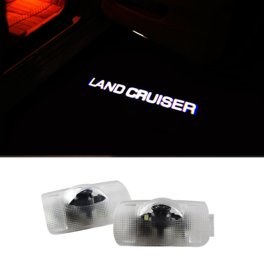 

2pcs LED Car door Welcome laser projector Logo Ghost Shadow Light For Toyota Land Cruiser 2003 - 2017