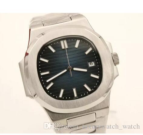 

Top Selling Luxury Watch New Arrived 5711 Automatic Movement BLACK High Quality Sapphire Glass Stainless Steel Strap Case Glass Back, Blue