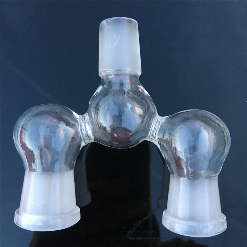 

Scientific Glass T-junction Adapter 18MM Male to Female Tee Joint Glass Adapter Three Direct Links Glass Frosty Joint Connector