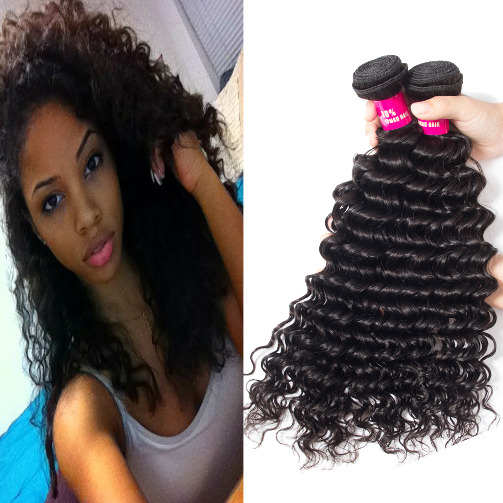 

Brazilian Hair Deep Wave Body Wave Unprocessed Virgin Human Hair Wefts Wholesale Peruvian Malaysian Indian Cambodian Human Hair Extensions, Kinky curly