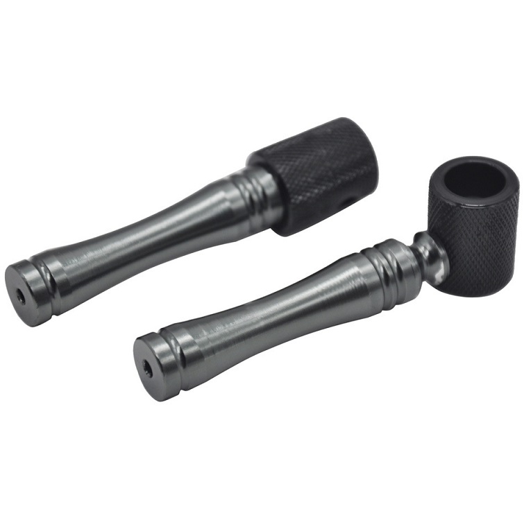 

MOQ = 10Pcs Hand Grenade Shaped Smoking Pipe Detachable Aluminium Alloy Metal Tobacco Cigarette Pipes 90mm Length