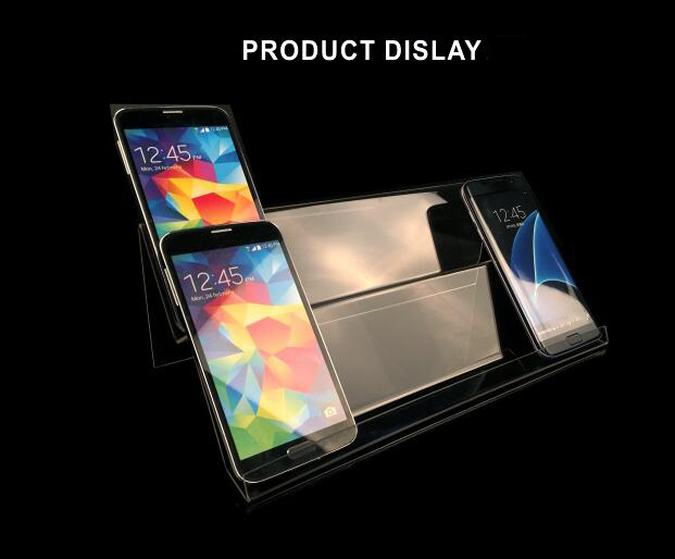 

Hot sale Multifunction Long Shelf Mobile cell Phone display stand U Disk Jewelry Holder Digital Products cigarette Wallet display Rack 5pcs