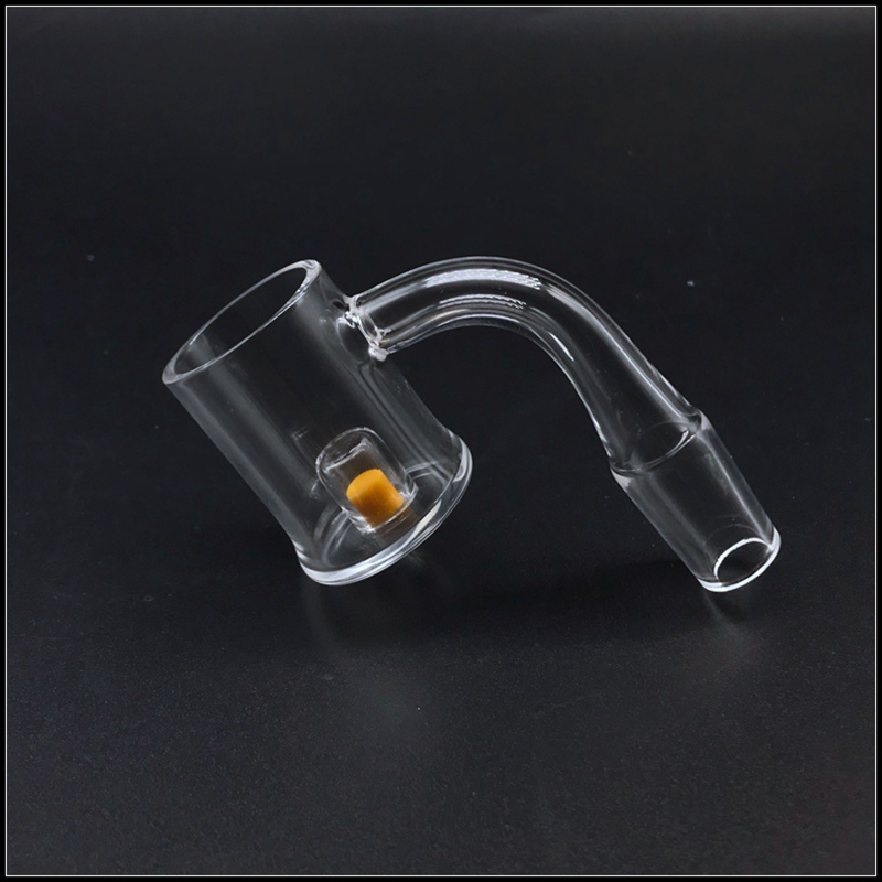 

Trap Cadmium Core Reactor Quartz Banger With Yellow Core 10mm 14mm 18mm Male Female Quartz Thermal Banger Nails For Glass Bong Dab Rig