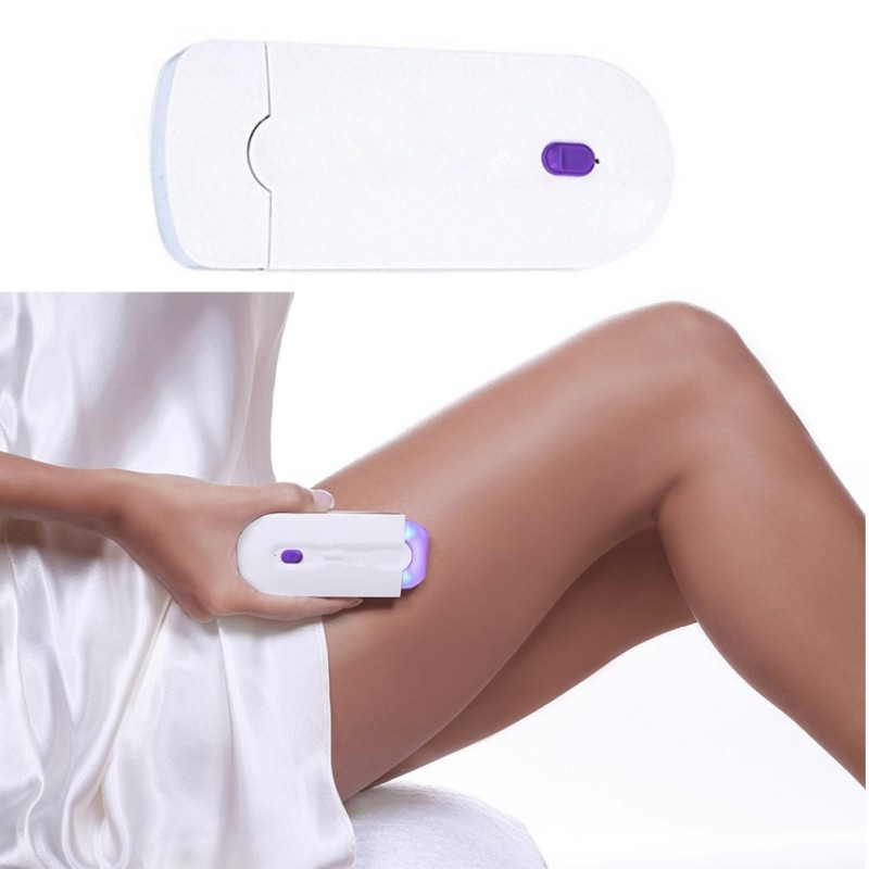 

Rotary Epilator Rechargeable Free Hair Removal Instant&Pain Free Laser Sensor Light Safely Shave