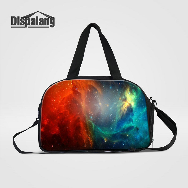 

Men Handbags Luggage Travel Bags Unique Galaxy Printing Duffle Bag For Teenage Boys Women Canvas Shoulder Weekend Bags Meduim Overnight Bags, As the picture show