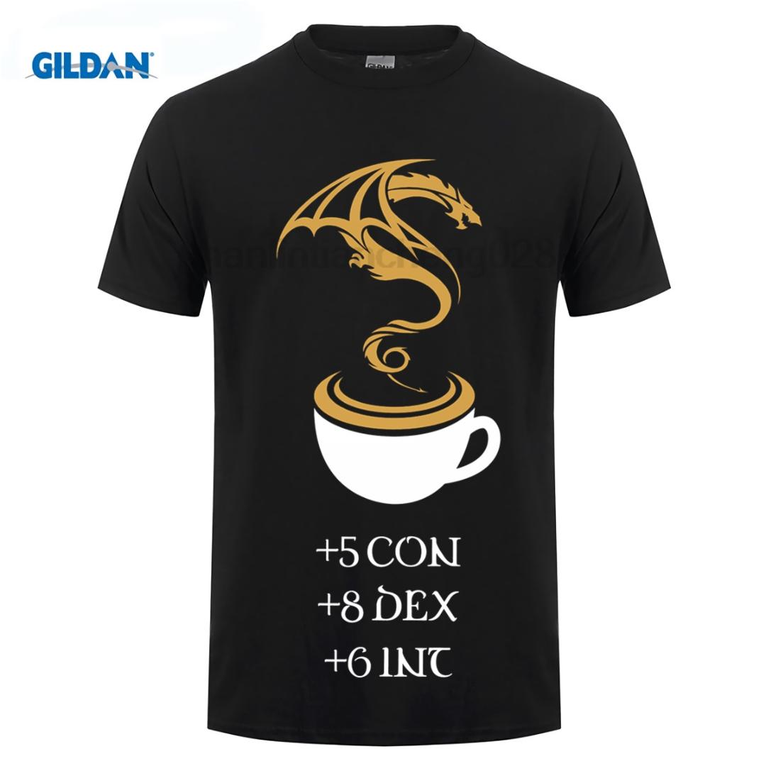 

Coffee D&ampD Stats Dungeons and Dragons DnD T Shirt, Army green