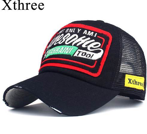 

Xthree Summer Baseball Cap Embroidery Mesh Cap Hats For Men Women Snapback Gorras Hombre hats Casual Hip Hop Caps Dad Casquette, Other