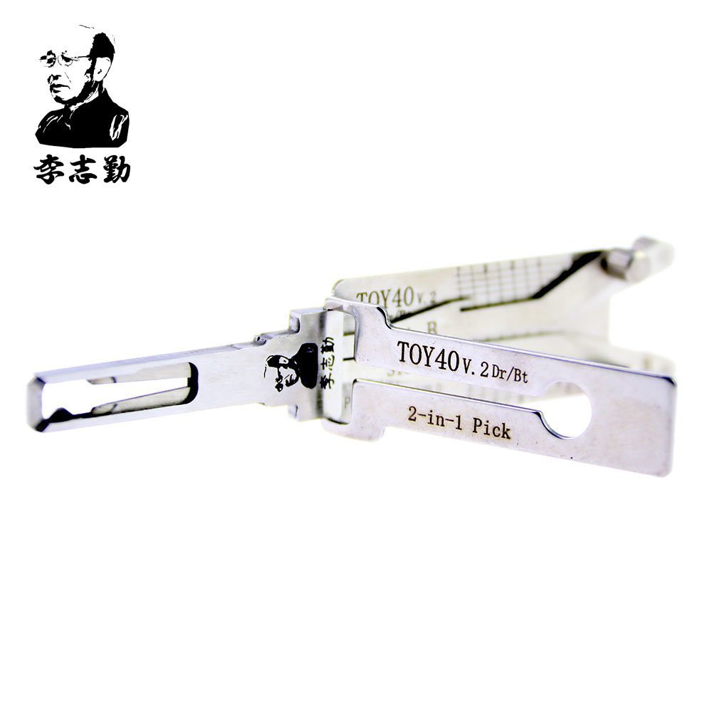 

Original Lishi 2 in 1 Toy40-Toyota lock pick and decoder together 2 in 1 genuine used for The old Lexus