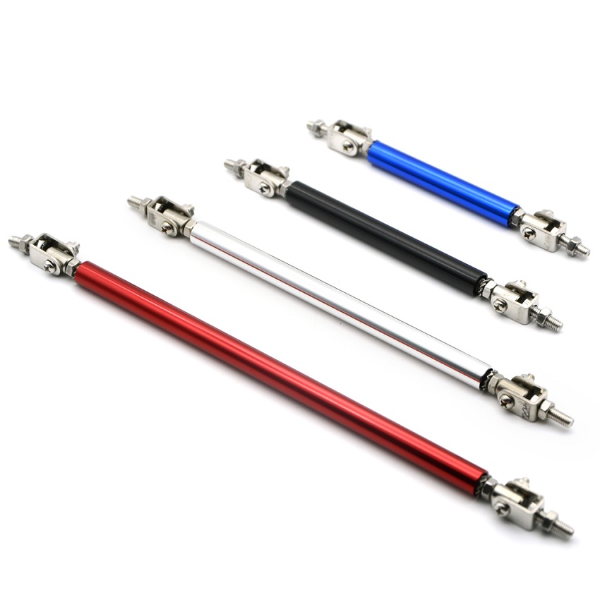 

Universal Adjustable 75mm/100mm/150mm/200mm Racing Front Bumper Lip Splitter Rod Strut Tie Bar Support Kit