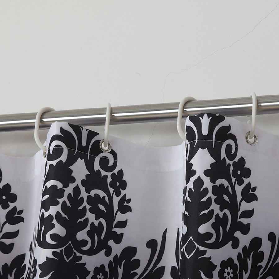 Acheter Rideau De Douche Imperméable Baroque Noir Et Blanc épaissir Rideaux De Salle De Bain Home Decor Rideau De Bain Pour La Salle De Bain Nouveau