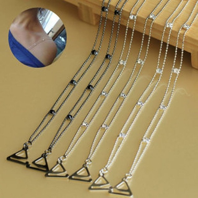 

1 Pair Korea Adjustable Crystal Belt Gorgeous Prom Diamante Rhinestone Bra Strap Dress Underwear Accessories