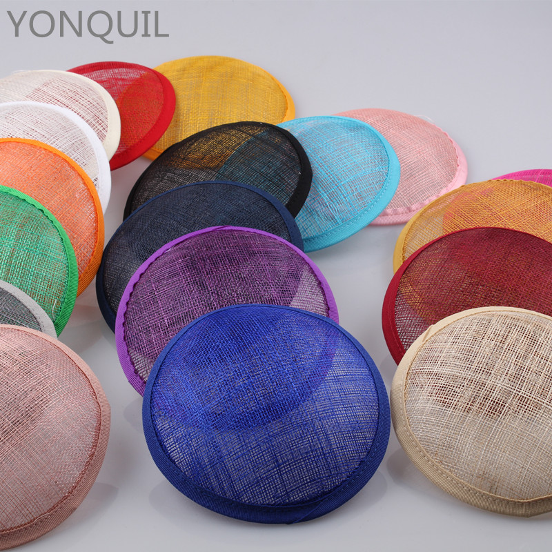 

2017 Multiple Color 13CM ROUND SINAMAY ing Fascinator Base for Headpiece New DIY Women Fascinator Hat 12pcs/Lot millinery